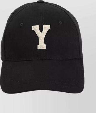 Saint Laurent cotton logo baseball cap