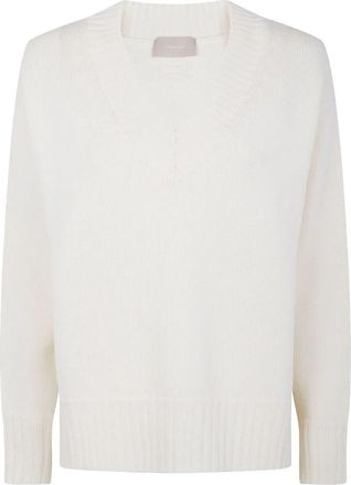 Drumohr Long Sleeve V Neck Sweat