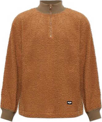 Moschino Active Sweatshirt - Heren - Sweatshirts & Hoodies - Bruin - Maat: XL Zijde