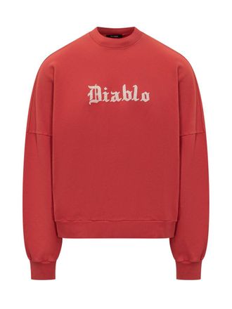 Willy Chavarria Willy Chavarria Diablo Red Sweatshirt