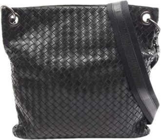 Bottega Veneta Borsa a spalla Pre-owned in pelle Intrecciato - - Pre-owned - Uomo - Nero - ONE SIZE