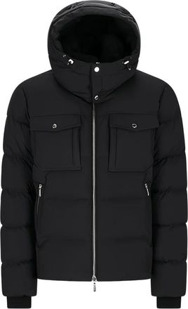 Moorer Giacca con cappuccio e tasche - Nero