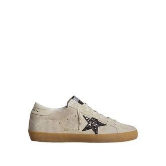 Golden Goose Dames Sneakers multicolor leer Creme - Dames - Schoenen - Grijs - Maat: 35 EU Leer