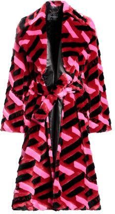 Versace ROPA DE ABRIGO - Borreguito y pelo ecol&oacute;gico en YOOX.COM