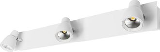 Sulion Aplique de pared led con 3 focos en blanco