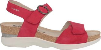 Mephisto Oriana Sandaal - Dames - Sleehakken - Rood - 41 EU - Su&egrave;de - Schoenen