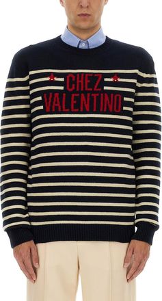 Valentino Garavani Chez Valentine Wool Sweater-Uomo