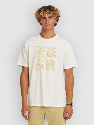 O'Neill Melange Front Print T-Shirt weiss