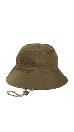 Barbour Mens Transport 6 Panel Bucket Hat, Dusky Green, L-XL