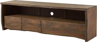 Massivmoebel24 PURE MANGO 220 Mobile TV in legno di mango - oliato / marrone 190x50x60