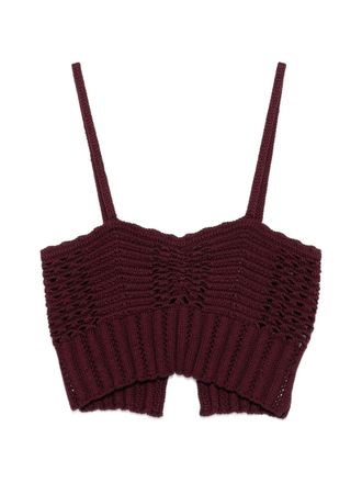 Forte_Forte Bralette Cable Cotone