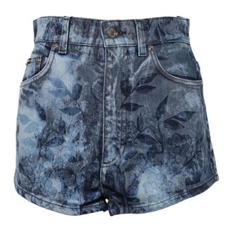 Dolce & Gabbana Denim Shorts, female, Blue, Size: S High Waist Denim Shorts