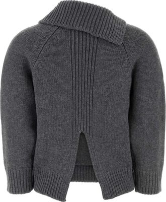 Victoria Beckham Virgin Wool Sweater - Gray