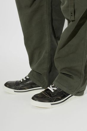 Fendi Fender Athletic Shoes, Mens, Black