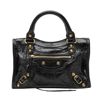 Balenciaga Handbags, female, Black, Size: ONE SIZE Le City Mini Bag