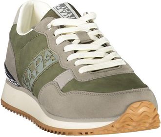 Napapijri Colour-Block Lace-Up Sneaker - Green