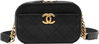 Chanel 2019 CC Stitched Caviar Chic Affinity belt bag - Nero