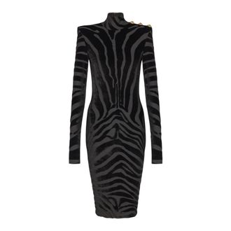 Balmain Mujer, Vestidos, Negro, Talla: 2XS