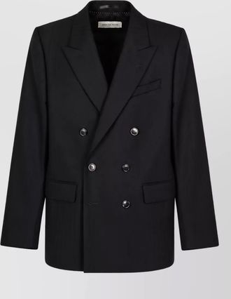 Dries Van Noten wool double-breasted jacket