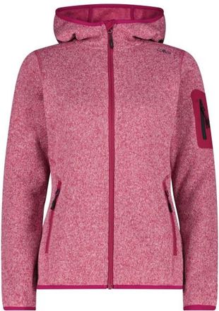 F.lli Campagnolo Jacket Fix Hood Jacquard Knitted 3H19826 Fleecejacke f&uuml;r Damen | rosa