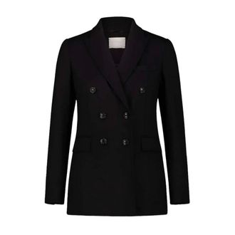 Circolo 1901 Blazers, female, Blue, Size: M Luxury Double-Breasted Jacket