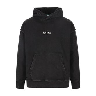 Barrow Hoodies, male, Gray, XS, Asphalt Hoodie with Logo and Cross