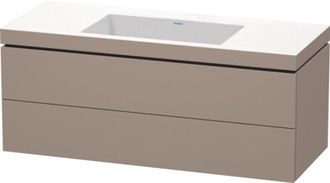 Duravit Duravit L-cube Meuble Vasque C-bonded Avec Socle, Suspendue Au