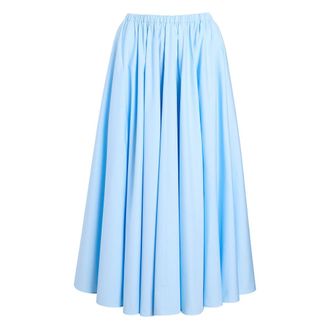 Patou Elasticated-waist Midi Skirt