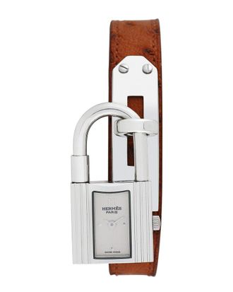 Herm&egrave;s Womens Kelly Lock Watch, Circa 2000s (Authentic Pre-Loved)