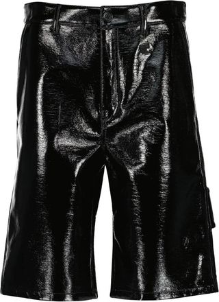 Courr&egrave;ges Hammer Vinyl Shorts - Dames - Korte Broeken - Zwart - L - Katoen - Korte Broeken