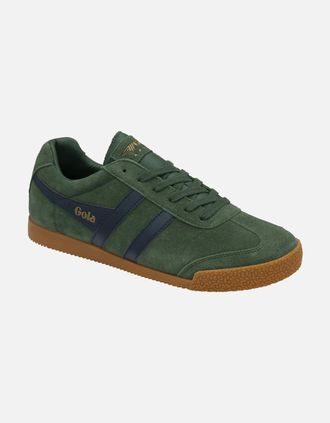 Gola Mens Harrier Suede Mens Trainers - Green - Size: 10