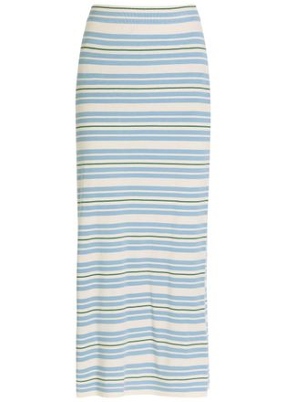 Zimmermann Rebellion Striped Knit Midi Skirt - Multicoloured 1 - 4 (UK 16 / XL)