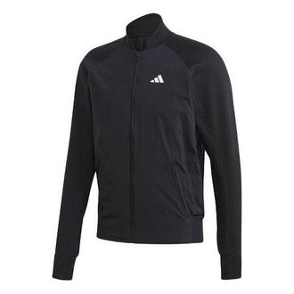 adidas M Vrct Tiger Embroidered Pattern Athleisure Casual Sports Jacket Black FM9970