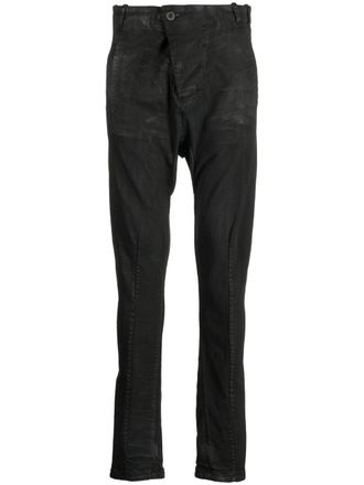 Boris Bidian Saberi high-waist tapered trousers - Black