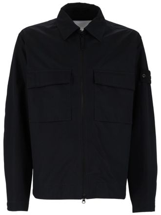 Stone Island Minimalist Overshirt Cotton Shirt