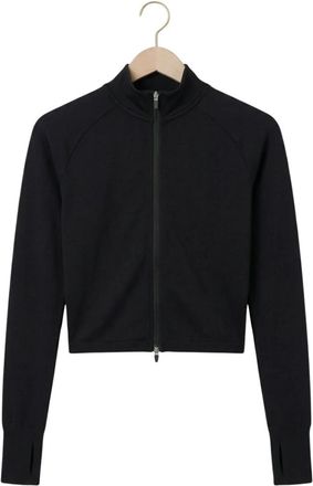 Aim'n Shape Seamless Zip Jacket - Dames - Trainingsjackets - Zwart - L - Fitness