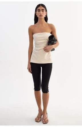 LaMarque Laia | Faux Suede Bustier in Opal at Nordstrom, Size X-Small