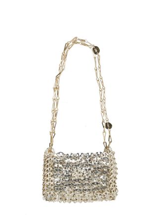 Paco Rabanne Gold 1969 Nano Brass Shoulder Bag
