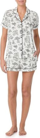Kate Spade New York print short pajamas in Whtblack at Nordstrom, Size X-Large