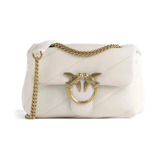 Pinko Shoulder Bags, female, White, ONE SIZE, Love Puff Baby Shoulder Bag