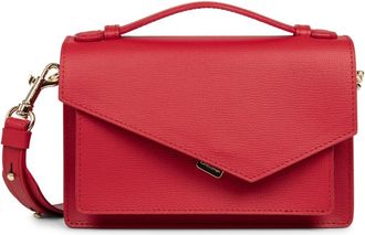 Lancaster Elegante Flap Handtas met Sluiting - Zo&eacute; 480-011 Rood - Dames - Schoudertassen - Rood - ONE Size - Tassen