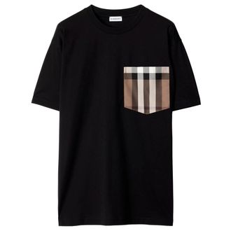 Burberry Black Crew Neck T-Shirt
