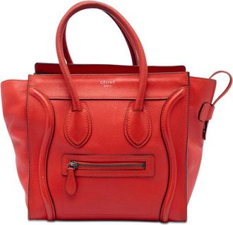 Celine Pre-owned Celine Micro Leather Luggage Tote Ladies JIQC6VFFPUL0C8YA