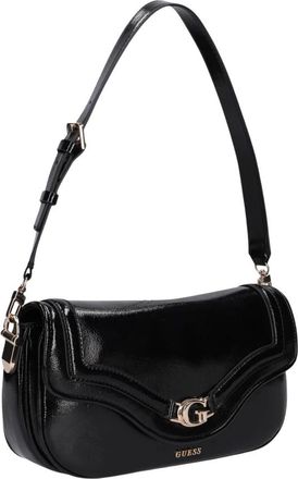 Guess Elegante Flap Schoudertas - Dames - Schoudertassen - Zwart - ONE Size - Wol - Tassen