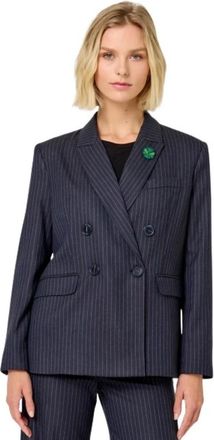 Five Jeans Broeken - Dames - Blazers - Blauw - S - Jassen