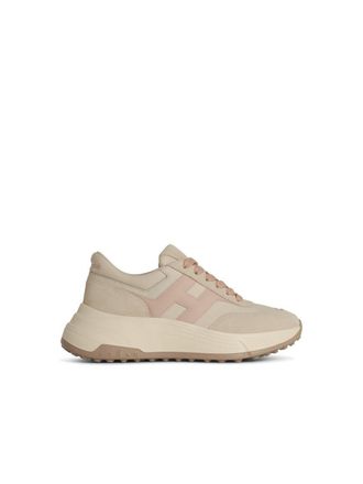 Hogan H669 Beige Leather Sneakers