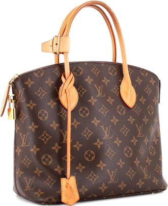 Louis Vuitton Borsa a tracolla Lockit NM PM in tela con monogramma - Marrone