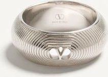 Valentino Garavani Anello Valentino Garavani Ovalette In Metallo Uomo TRASPARENTE 19