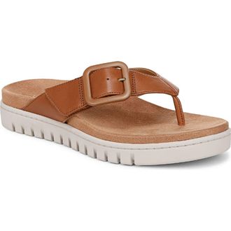 Vionic Uptown Marin Sandal in Tan Tmb Leather at Nordstrom Rack, Size 6.5