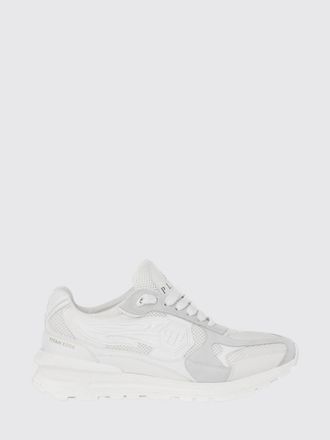 Philipp Plein Leather and Mesh Sneakers